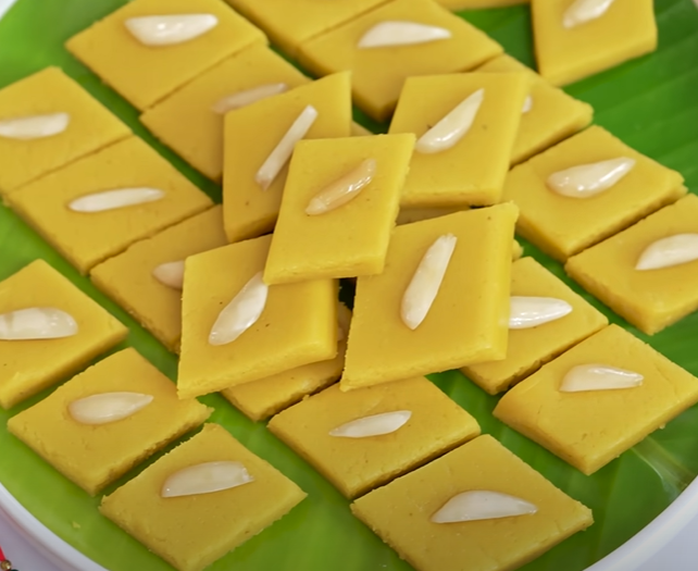 Badam Katli | Almond Fudge | Badam Burfi