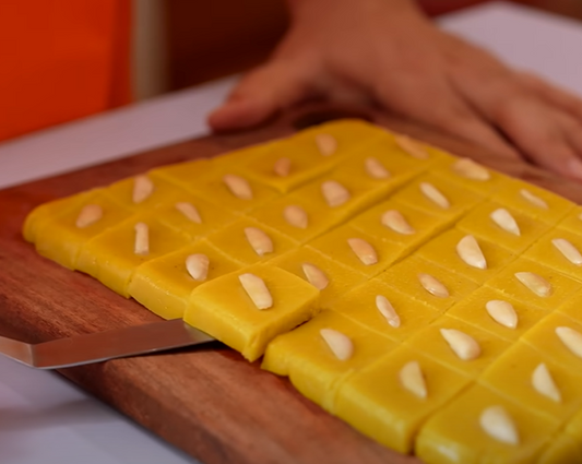 Badam Katli | Almond Fudge | Badam Burfi