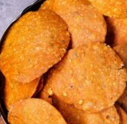 Nippattu | Spicy Rice Crackers | South Indian Nippattu